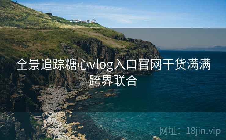 全景追踪糖心vlog入口官网干货满满跨界联合