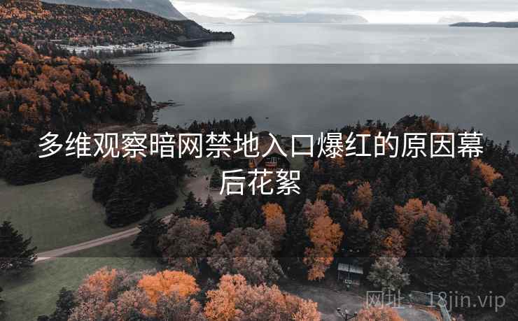 多维观察暗网禁地入口爆红的原因幕后花絮